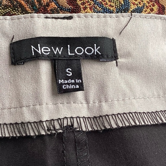 NewLook Patch Work Multicolor High Rise Wide Leg Trousers/Balloon Leg - Picture 8 of 10